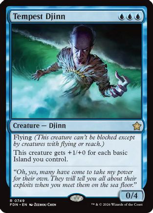 Tempest Djinn (FDN-749) [Foundations]