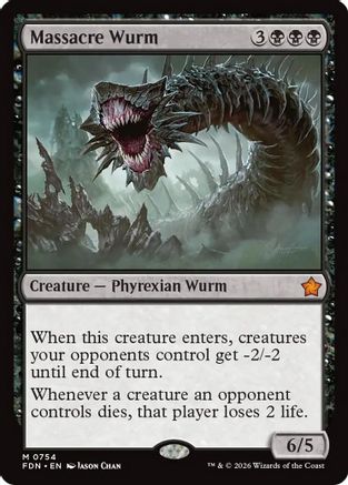 Massacre Wurm (FDN-754) [Foundations]