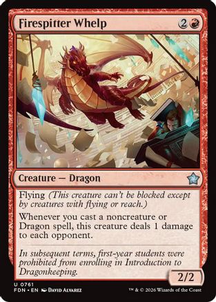 Firespitter Whelp (FDN-761) [Foundations]