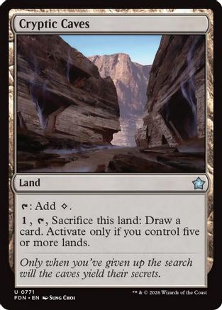 Cryptic Caves (FDN-771) [Foundations]