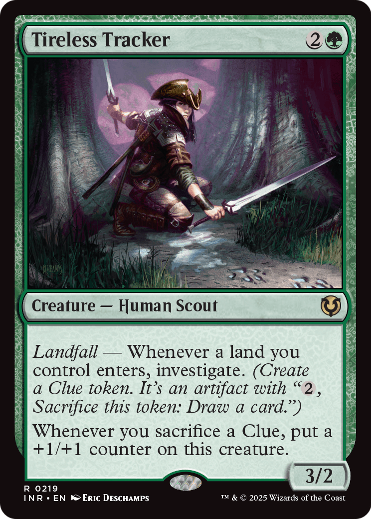 Tireless Tracker (INR-219) [Innistrad Remastered] Foil