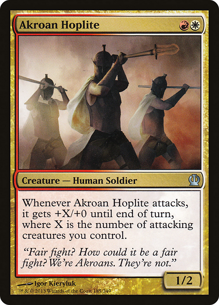 Akroan Hoplite (THS-185) [Theros]