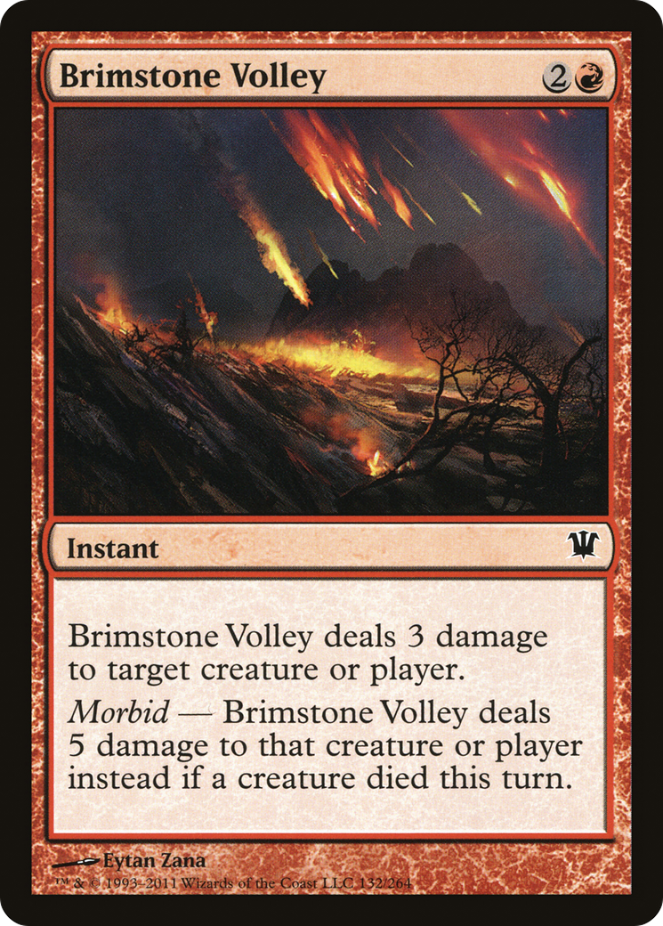 Brimstone Volley (ISD-132) [Innistrad]