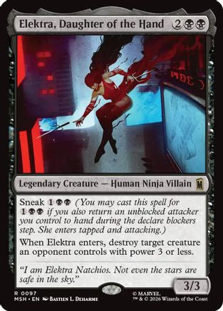 Elektra, Daughter of the Hand (MSH-097) [Marvel Super Heroes]