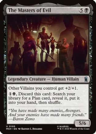 The Masters of Evil (MSH-105) [Marvel Super Heroes] Foil