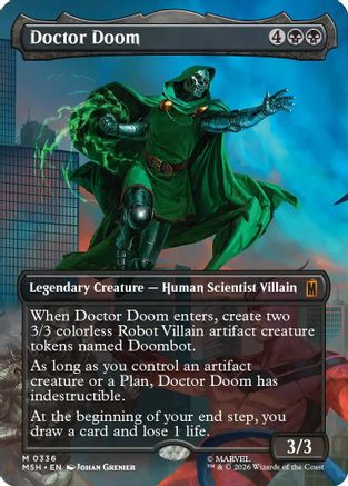 Doctor Doom (Borderless) (MSH-336) [Marvel Super Heroes] Foil