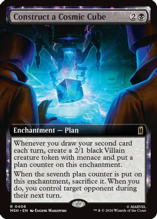Construct a Cosmic Cube (Extended Art) (MSH-406) [Marvel Super Heroes] Foil