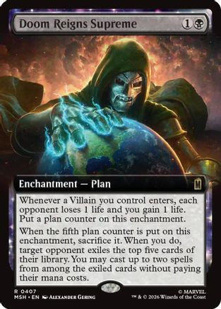 Doom Reigns Supreme (Extended Art) (MSH-407) [Marvel Super Heroes] Foil