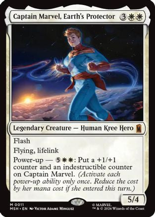 Captain Marvel, Earth's Protector (MSH-011) [Marvel Super Heroes]