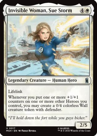 Invisible Woman, Sue Storm (MSH-017) [Marvel Super Heroes]