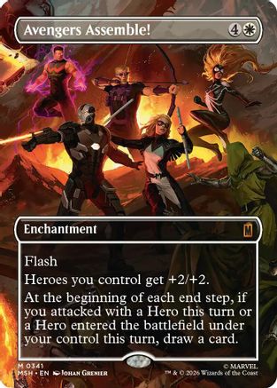 Avengers Assemble! (Borderless) (MSH-341) [Marvel Super Heroes]