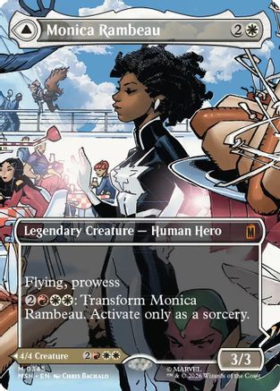 Monica Rambeau (Borderless) (MSH-345) [Marvel Super Heroes] Foil