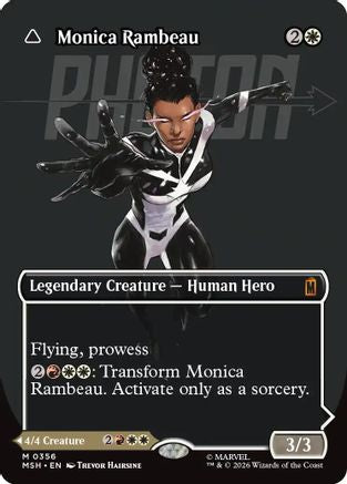Monica Rambeau (Borderless) (MSH-356) [Marvel Super Heroes] Foil