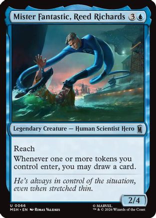 Mister Fantastic, Reed Richards (MSH-066) [Marvel Super Heroes]