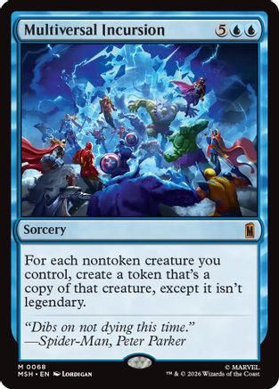 Multiversal Incursion (MSH-068) [Marvel Super Heroes] Foil