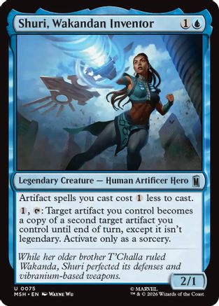 Shuri, Wakandan Inventor (MSH-075) [Marvel Super Heroes] Foil