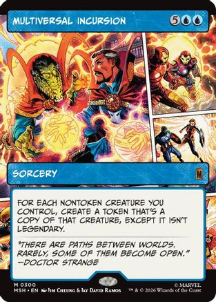 Multiversal Incursion (Borderless) (MSH-300) [Marvel Super Heroes]