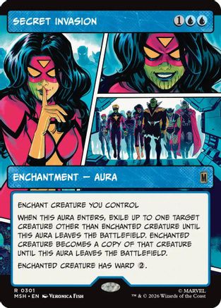 Secret Invasion (Borderless) (MSH-301) [Marvel Super Heroes]