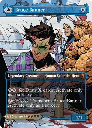 Bruce Banner (Borderless) (MSH-331) [Marvel Super Heroes] Foil