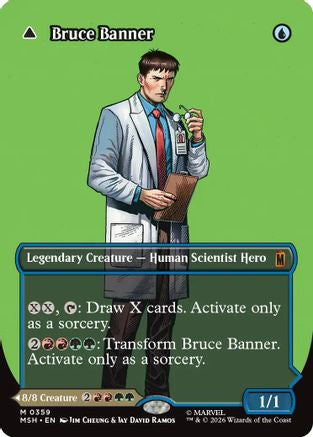 Bruce Banner (Borderless) (MSH-359) [Marvel Super Heroes] Foil
