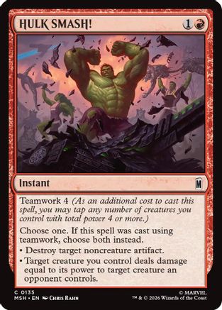 HULK SMASH! (MSH-135) [Marvel Super Heroes]