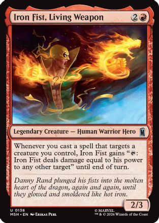 Iron Fist, Living Weapon (MSH-138) [Marvel Super Heroes]