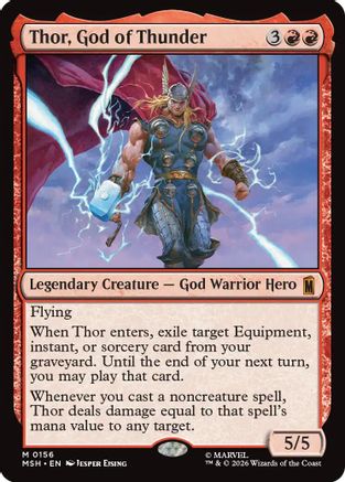 Thor, God of Thunder (MSH-156) [Marvel Super Heroes]