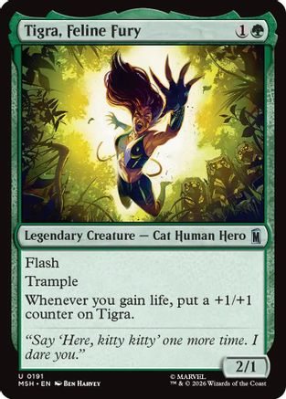 Tigra, Feline Fury (MSH-191) [Marvel Super Heroes]