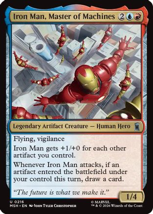 Iron Man, Master of Machines (MSH-216) [Marvel Super Heroes] Foil