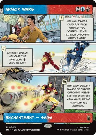 Armor Wars (Borderless) (MSH-305) [Marvel Super Heroes] Foil
