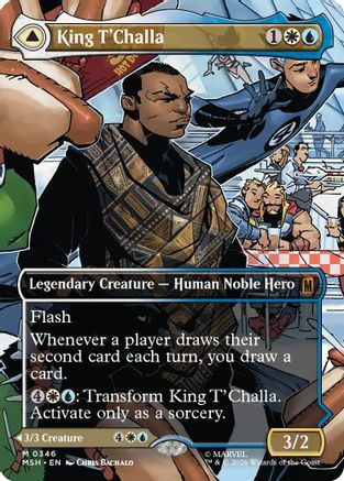 King T'Challa (Borderless) (MSH-346) [Marvel Super Heroes]