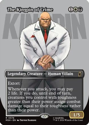 The Kingpin of Crime (Borderless) (MSH-374) [Marvel Super Heroes]