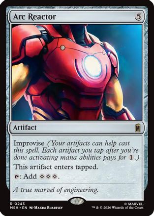 Arc Reactor (MSH-243) [Marvel Super Heroes] Foil