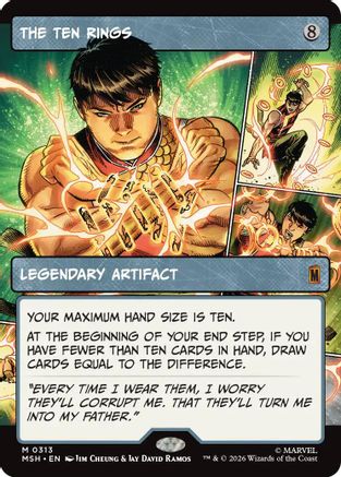 The Ten Rings (Borderless) (MSH-313) [Marvel Super Heroes]