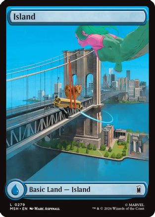 Island (MSH-279) [Marvel Super Heroes] Foil