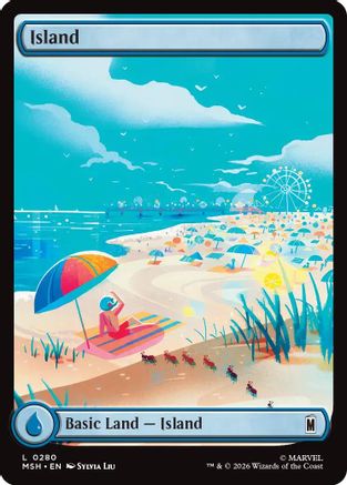 Island (MSH-280) [Marvel Super Heroes] Foil