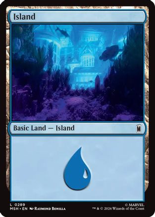 Island (MSH-289) [Marvel Super Heroes] Foil
