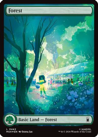 Forest (MSH-442) (Surge Foil) [Marvel Super Heroes] Foil
