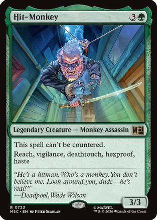 Hit-Monkey (MSC-723) [Commander: Marvel Super Heroes]
