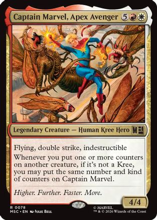 Captain Marvel, Apex Avenger (MSC-078) [Commander: Marvel Super Heroes]