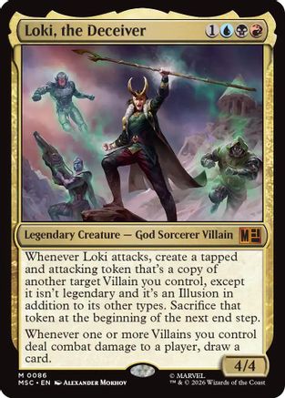 Loki, the Deceiver (MSC-086) [Commander: Marvel Super Heroes]