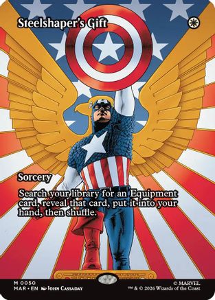 Steelshaper's Gift (Borderless) (MAR-050) [Marvel Universe Eternal-Legal] Foil