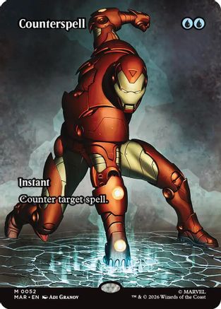 Counterspell (Borderless) (MAR-052) [Marvel Universe Eternal-Legal]
