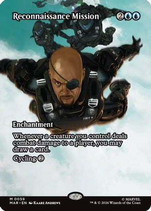 Reconnaissance Mission (Borderless) (MAR-059) [Marvel Universe Eternal-Legal]