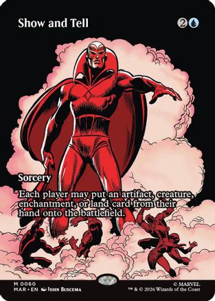 Show and Tell (Borderless) (MAR-060) [Marvel Universe Eternal-Legal]