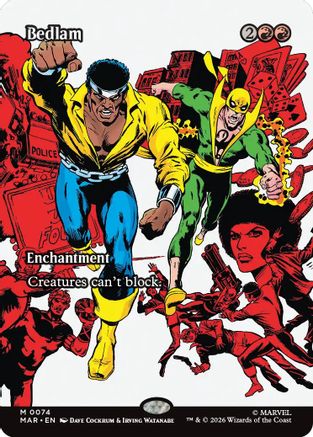 Bedlam (Borderless) (MAR-074) [Marvel Universe Eternal-Legal]