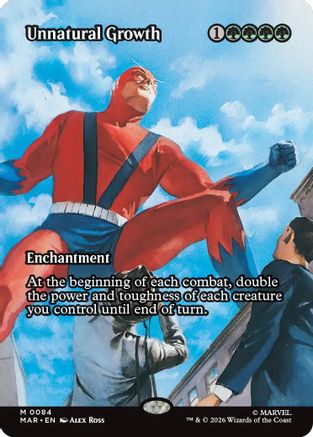 Unnatural Growth (Borderless) (MAR-084) [Marvel Universe Eternal-Legal]