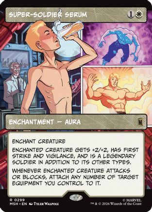 Super-Soldier Serum (Borderless) (MSH-299) [Marvel Super Heroes] Foil