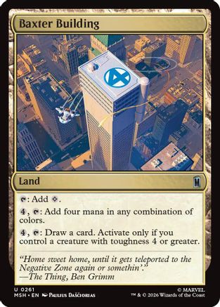 Baxter Building (MSH-261) [Marvel Super Heroes] Foil