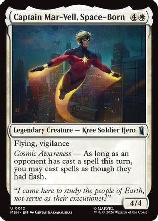 Captain Mar-Vell, Space-Born (MSH-012) [Marvel Super Heroes]